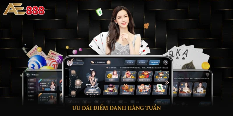Ưu đãi điểm danh hàng tuần